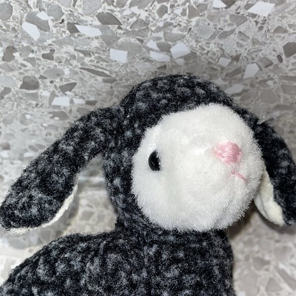 TY 1993 Attic Treasures LILLY THE LAMB With Red Velour Outfit Plush Stuffed Toy - Picture 10 of 15